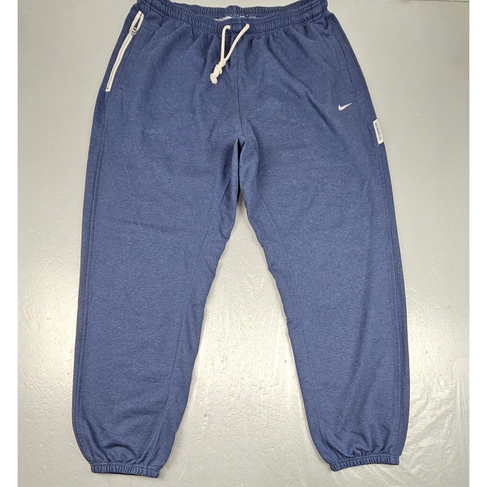 Nike Standard Issue Joggers  Mens 3XLT Blue Dri Fit Sweatpants Athletic